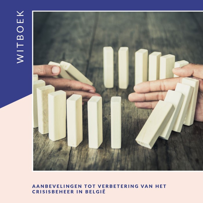witboek met aanbevelingen ter verbetering van het crisisbeheer in België